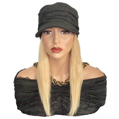 Download Hat with Hair Attached for Chemo Patients | Cranial Prosthesis Wigs