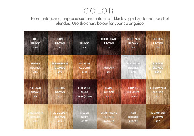Natural Human Hair Color Chart | ubicaciondepersonas.cdmx.gob.mx